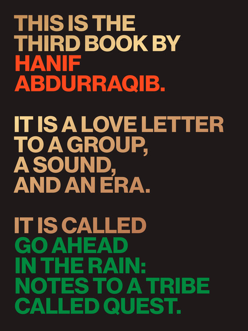 Title details for Go Ahead in the Rain by Hanif Abdurraqib - Available
